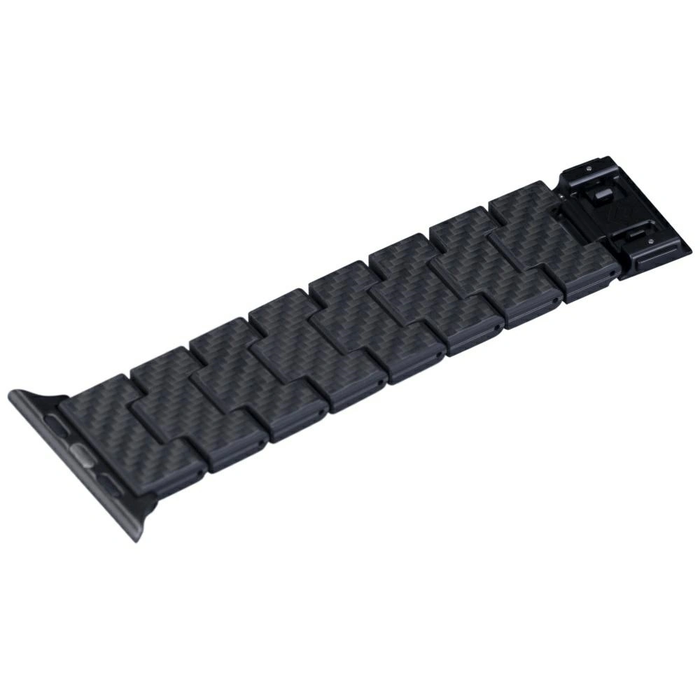 PITAKA Carbon Fiber Retro Apple Watch 1/2/3/4/5/6/7/8/9/10/11/SE/SE 3/Ultra/Ultra 2/Ultra 3 black grey