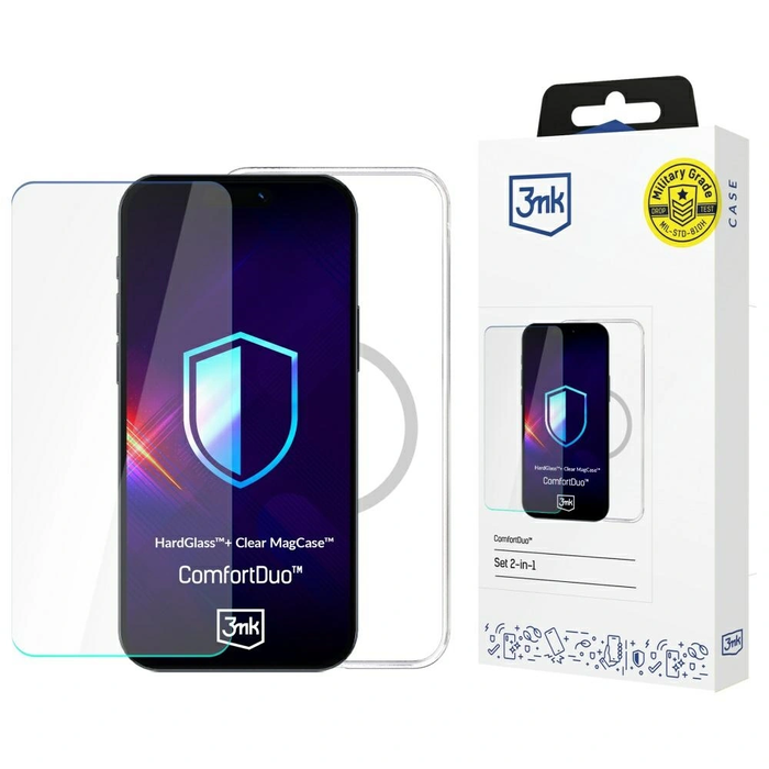 3MK Set ComfortDuo Clear MagCase Samsung Galaxy S25+ Plus