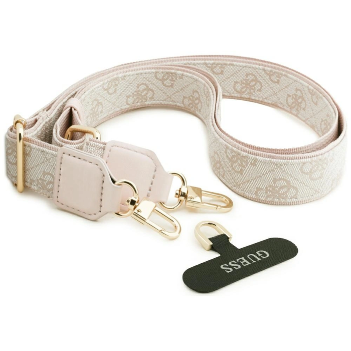 Guess 4G Big 4G Classic Logo Big Strap Metal Buttons Apple iPhone 17 Pro pink