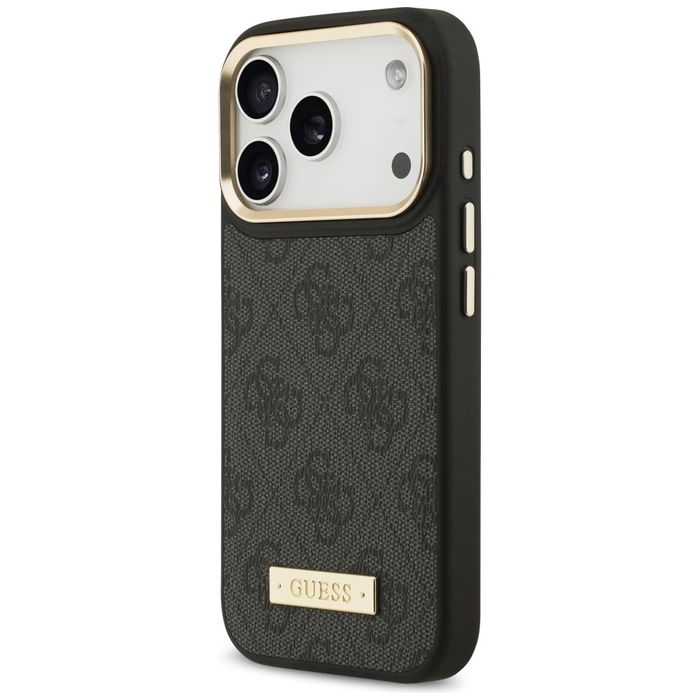Guess 4G Logo Plate MagSafe Apple iPhone 17 Pro black