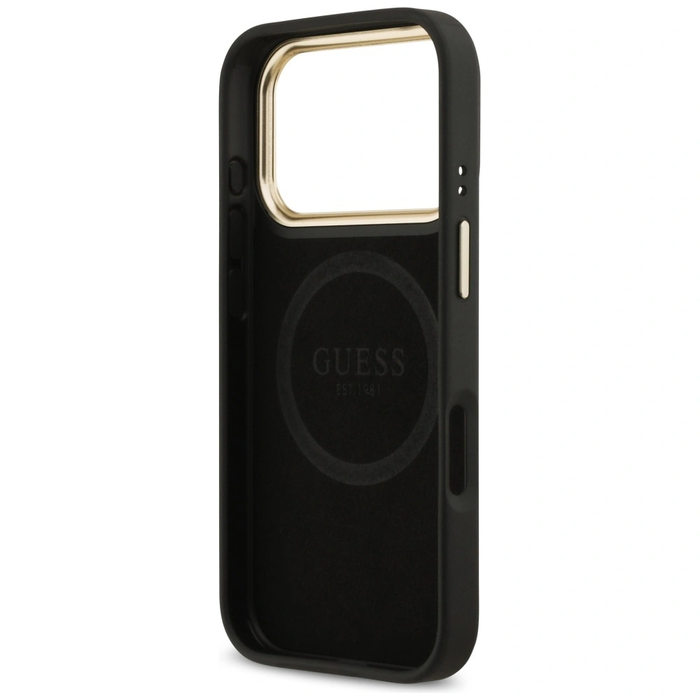 Guess 4G Logo Plate MagSafe Apple iPhone 17 Pro black