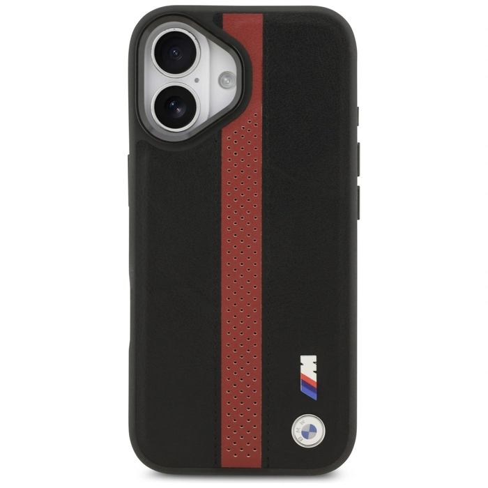BMW M Perforated Stripe Logo MagSafe Apple iPhone 17 red