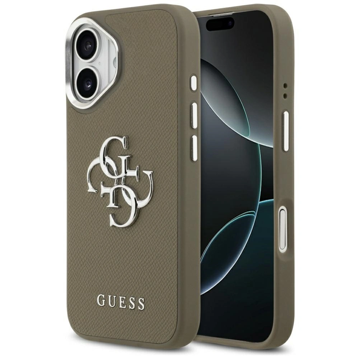 Guess Grained Big 4G Classic Logo Apple iPhone 17 brown