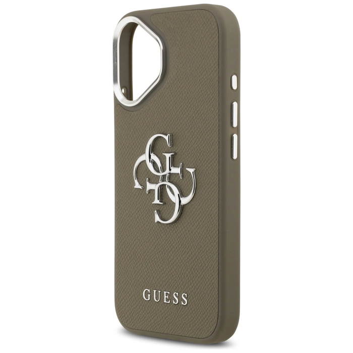 Guess Grained Big 4G Classic Logo Apple iPhone 17 brown