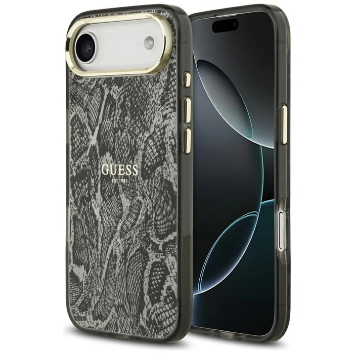 Guess Python Pattern MagSafe Apple iPhone Air black