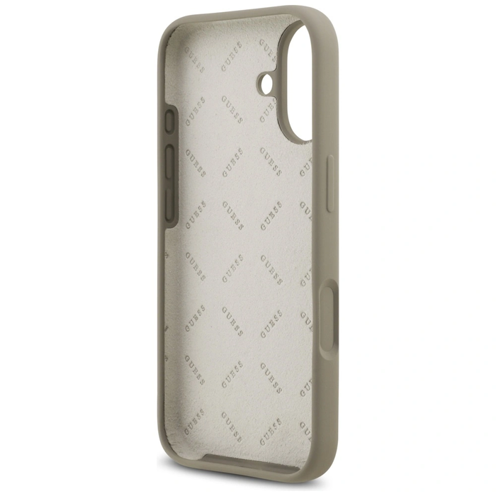 Guess Silicone Big 4G Script Apple iPhone 17 brown