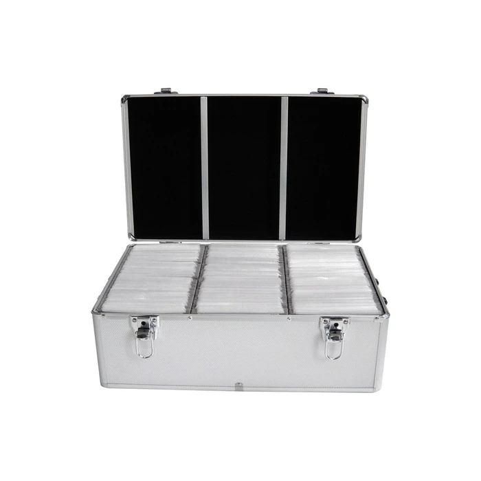 MediaRange CD Box για 1 Δίσκο με Διάφανη Πρόσοψη σε Ασημί Χρώμα BOX77
