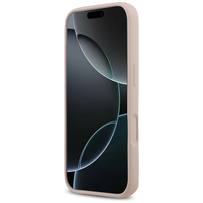 Guess Silicone Big 4G Script Apple iPhone 17 Pro pink