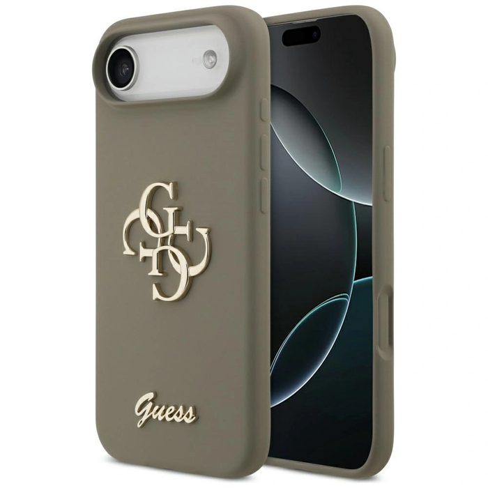 Guess Silicone Big 4G Script Apple iPhone Air brown
