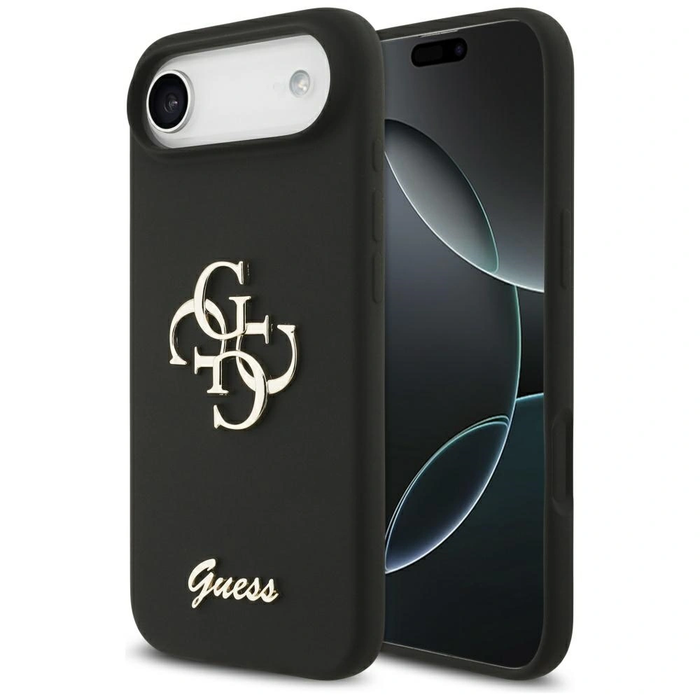 Guess Silicone Big 4G Script Apple iPhone Air black