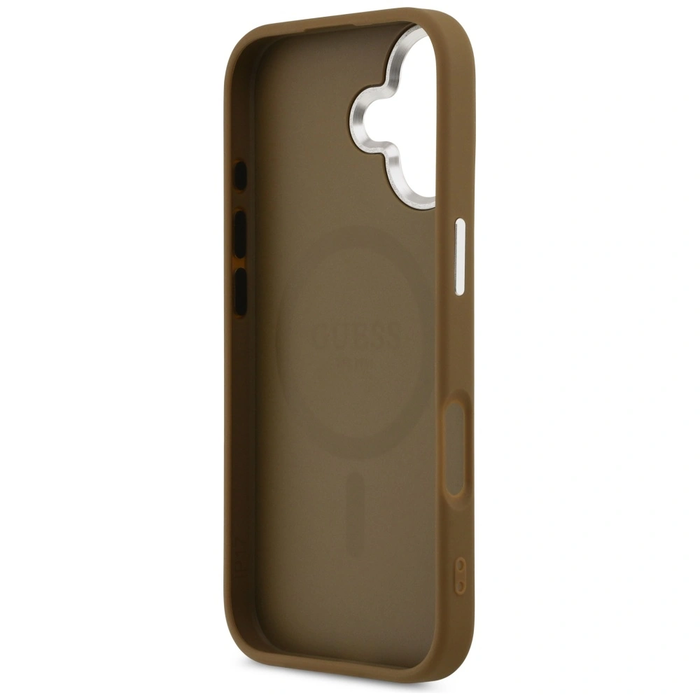 Guess Triangle Logo MagSafe Apple iPhone 17 brown