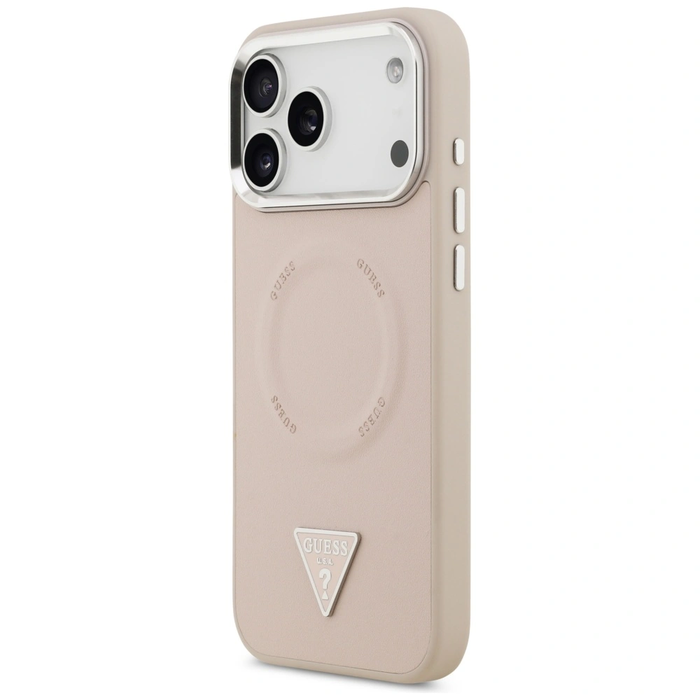 Guess Triangle Logo MagSafe Apple iPhone 17 Pro pink