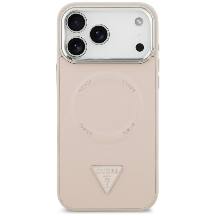 Guess Triangle Logo MagSafe Apple iPhone 17 Pro pink
