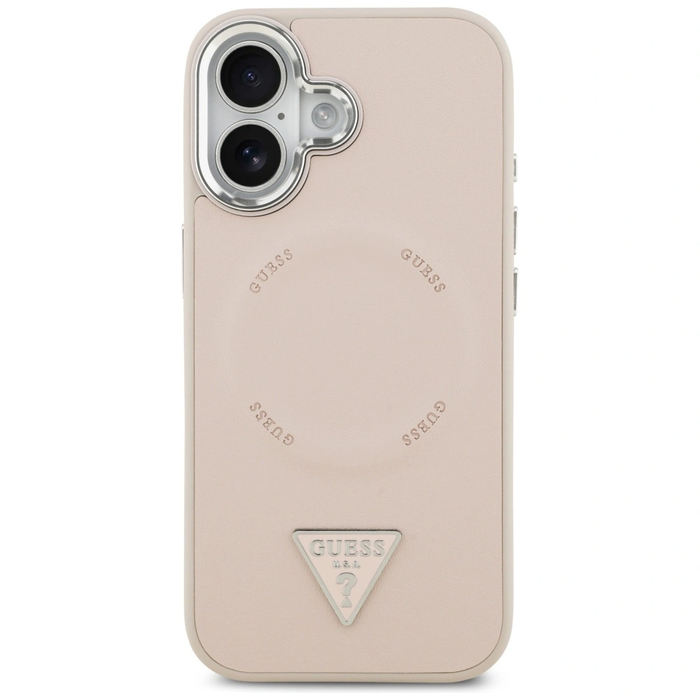 Guess Triangle Logo MagSafe Apple iPhone 17 pink