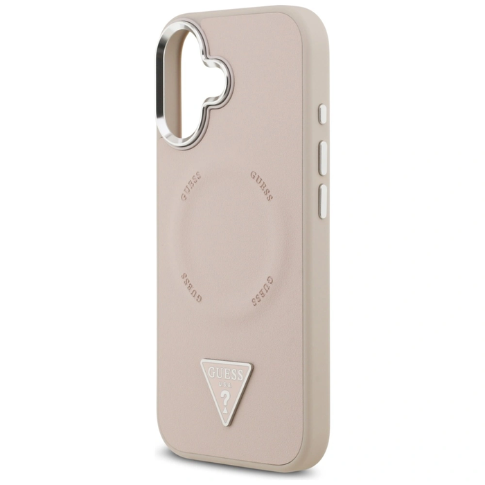 Guess Triangle Logo MagSafe Apple iPhone 17 pink