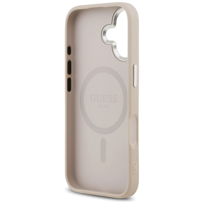 Guess Triangle Logo MagSafe Apple iPhone 17 pink