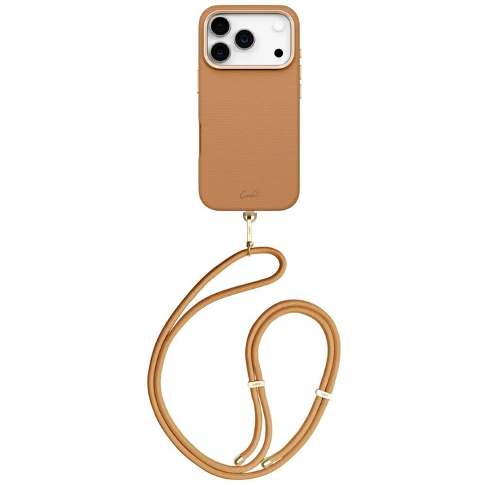 UNIQ Coehl Mirelle Apple iPhone 17 Pro Magnetic Charging brown