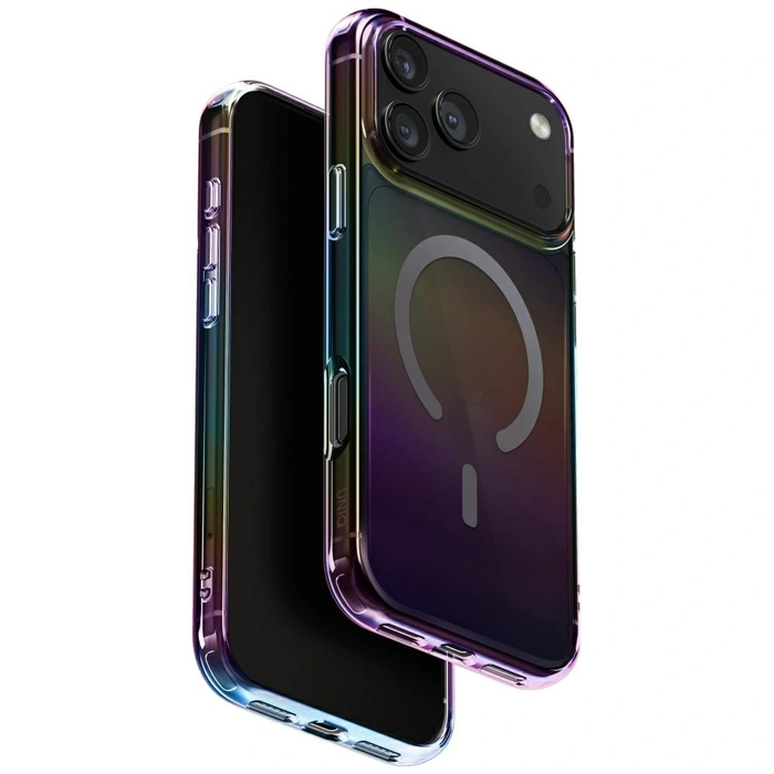 UNIQ Iridescia Apple iPhone 17 Pro Max MagClick Charging midnight quartz