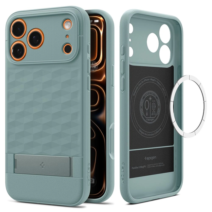 Spigen Parallax S Mag MagSafe Apple iPhone 17 Pro Max / 18 Pro Max Sage Green