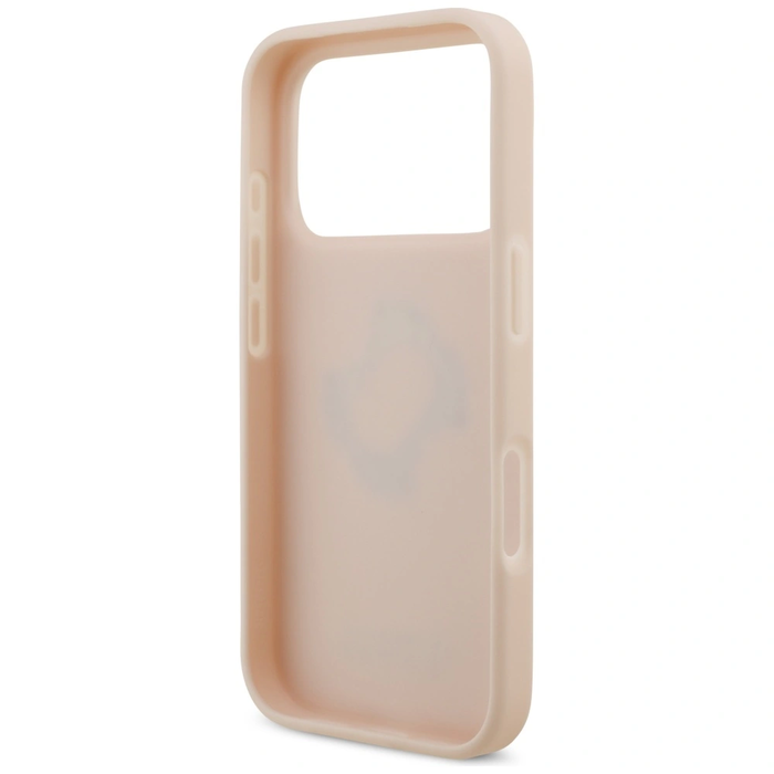 Guess Grained Big 4G & Classic Logo Apple iPhone 17 Pro pink