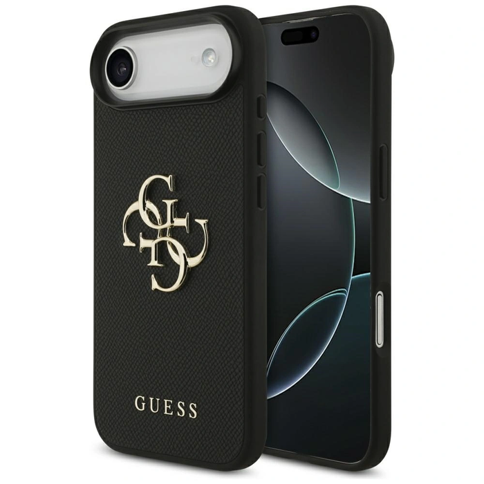 Guess Grained Big 4G & Classic Logo Apple iPhone Air black