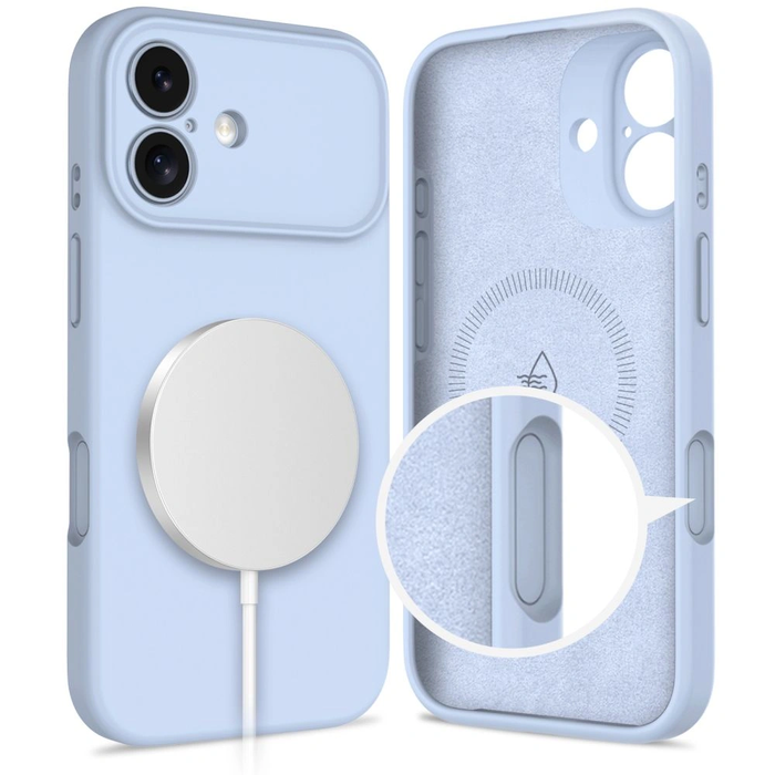 Tech-Protect Silicone MagSafe Apple iPhone 17 Mist Blue