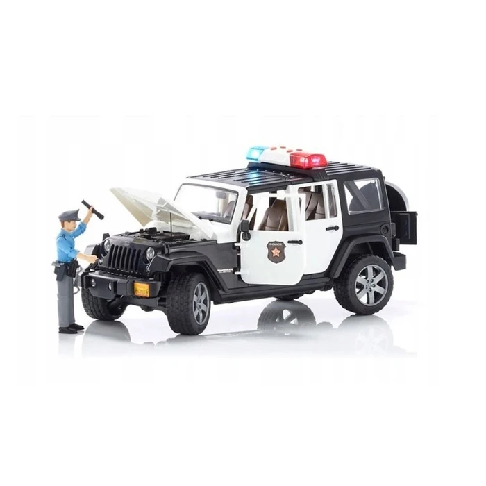Bruder Bruder Jeep Wrangler Rubicon Police With Fig