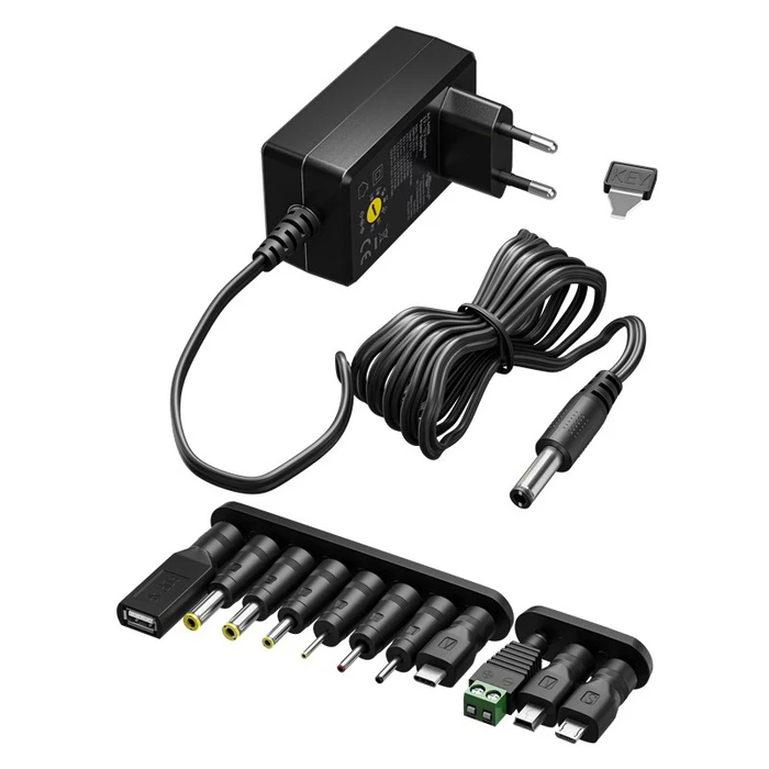 Universal Τροφοδοτικό Goobay 74436, 5V-15V, 36W, 12 tips