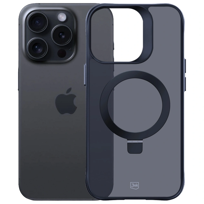 3MK Smoke Case Mag&Stand Apple iPhone 16 Pro Max