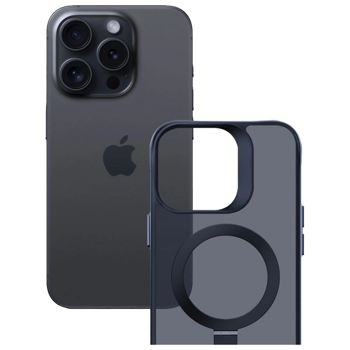 3MK Smoke Case Mag&Stand Apple iPhone 16 Pro Max