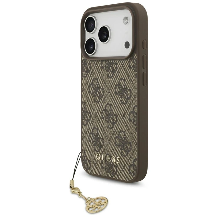 Guess 4G Charms Collection MagSafe Apple iPhone 17 Pro brown