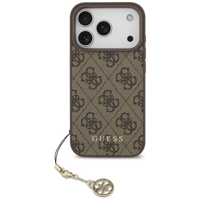 Guess 4G Charms Collection MagSafe Apple iPhone 17 Pro brown