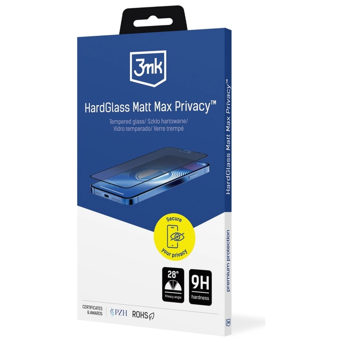 3MK HardGlass Matt Max Privacy Apple iPhone 17 Pro Max