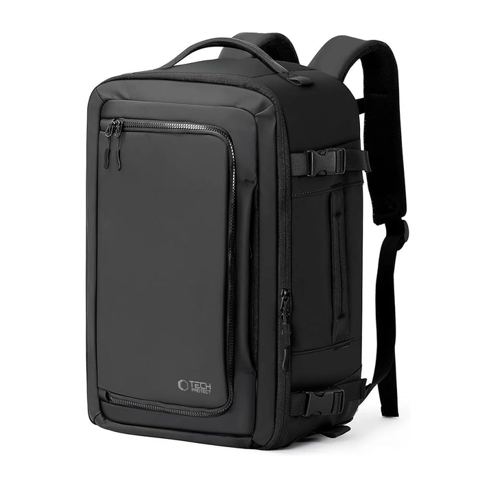 Tech-Protect Defender S50 Ryanair & Wizzair Travel Laptop Cabin Backpack 20L 40x20x25 Black