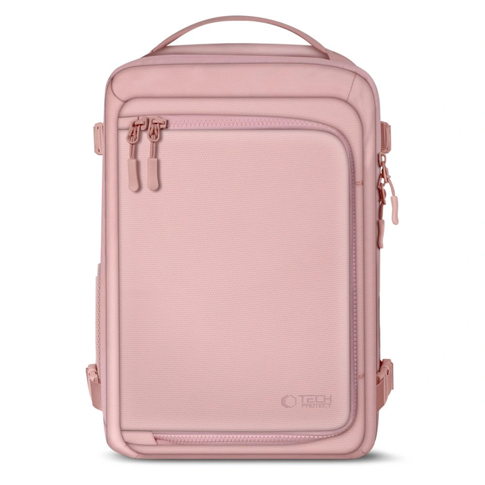 Tech-Protect Defender S50 Ryanair & Wizzair Travel Laptop Cabin Backpack 20L 40x20x25 Dusty Pink