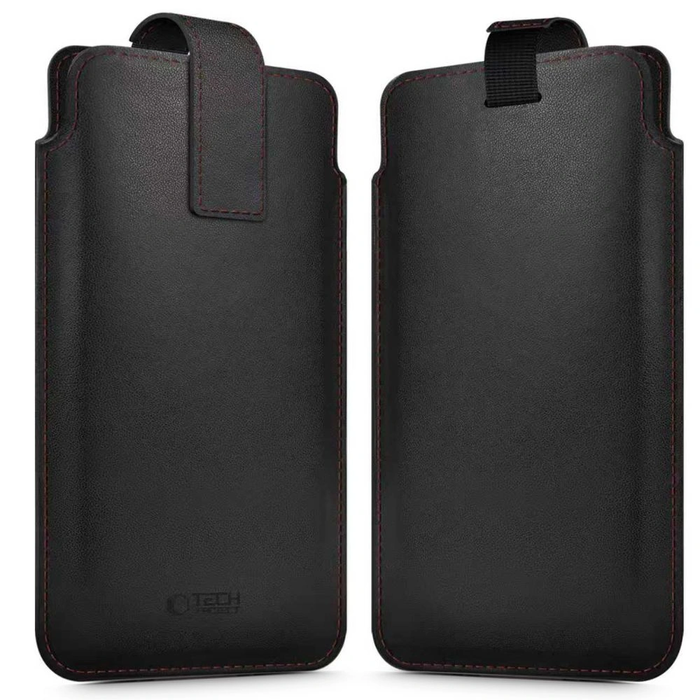 Tech-Protect SM65 Universal Phone Pouch 6.0-6.9 Inch Black/red