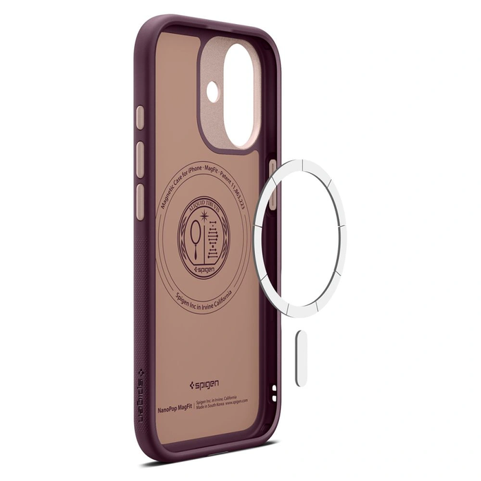 Spigen Nano Pop Mag MagSafe Apple iPhone 17 Burgundy Bean