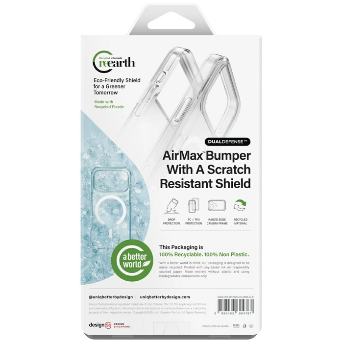 UNIQ Clario Apple iPhone 17 Pro Magclick Charging clear