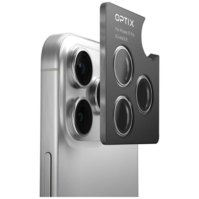 UNIQ Optix Aluminium Camera Lens Protector Apple iPhone Air with an applicator gold