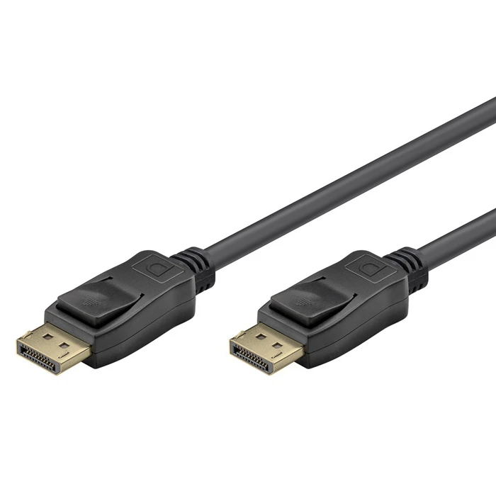 Καλώδιο DisplayPort Goobay 74759, VESA Certified, 16K/60Hz, 80 Gbps, 1m, Μαύρο