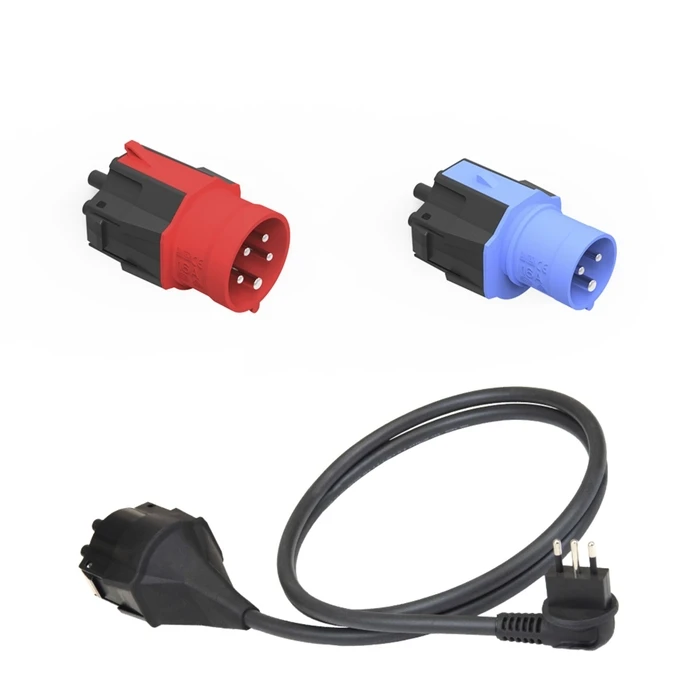 Nrgkick CEE Cable / Adapter Set 20001060 – Connectors for 16A 5‑pole, 16A 3‑pole and L 10A sockets