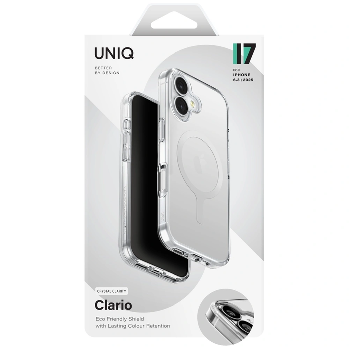 UNIQ Clario Apple iPhone 17 Magclick Charging clear