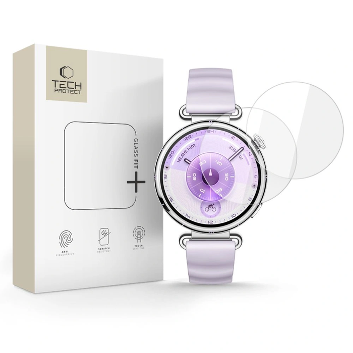 Tech-Protect Glass Fit+ Huawei Watch GT 6 41mm Clear [2 PACK]