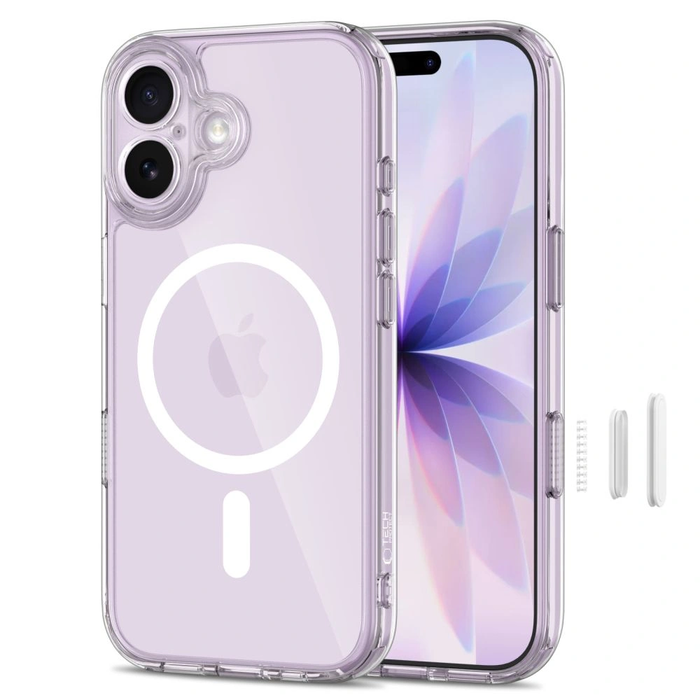 Tech-Protect Magpeak MagSafe CC Apple iPhone 17 Clear