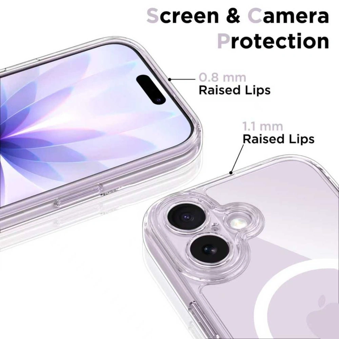 Tech-Protect Magpeak MagSafe CC Apple iPhone 17 Clear