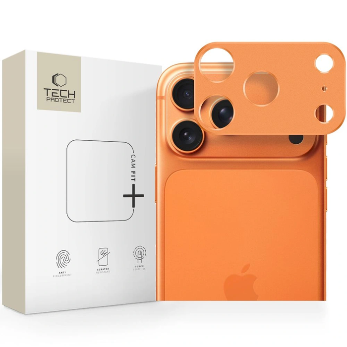 Tech-Protect Camalloy Fit+ Apple iPhone 17 Pro Max Cosmic Orange