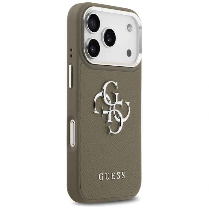 Guess Grained Big 4G Classic Logo Apple iPhone 17 Pro brown