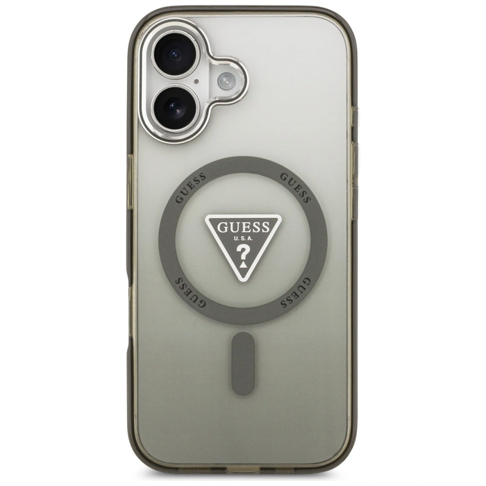 Guess IML Gradient Triangle Logo MagSafe Apple iPhone 17 khaki