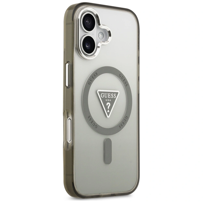 Guess IML Gradient Triangle Logo MagSafe Apple iPhone 17 khaki