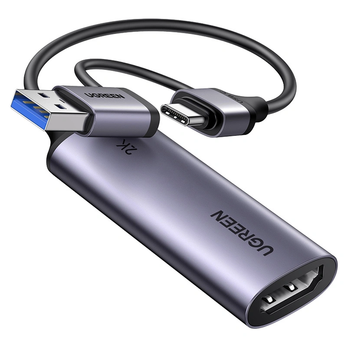 Ugreen CM629 HDMI to USB Video Capture Card, 2K 30Hz